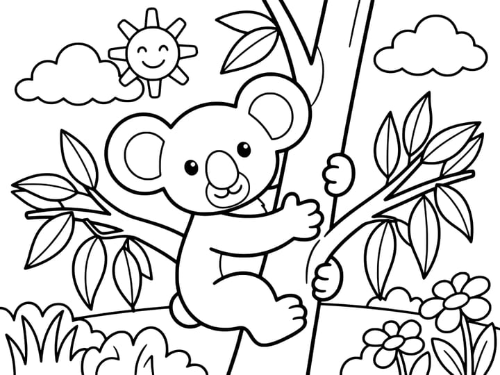 Medium level: a koala
